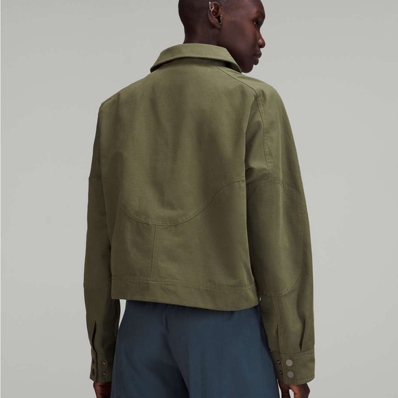 Lululemon cotton shirt jacket - Picture 6 of 6